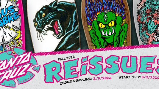 Santa Cruz Skateboards Fall 2026 Reissues – Natas, Rankine, Grabke, Roskopp & More