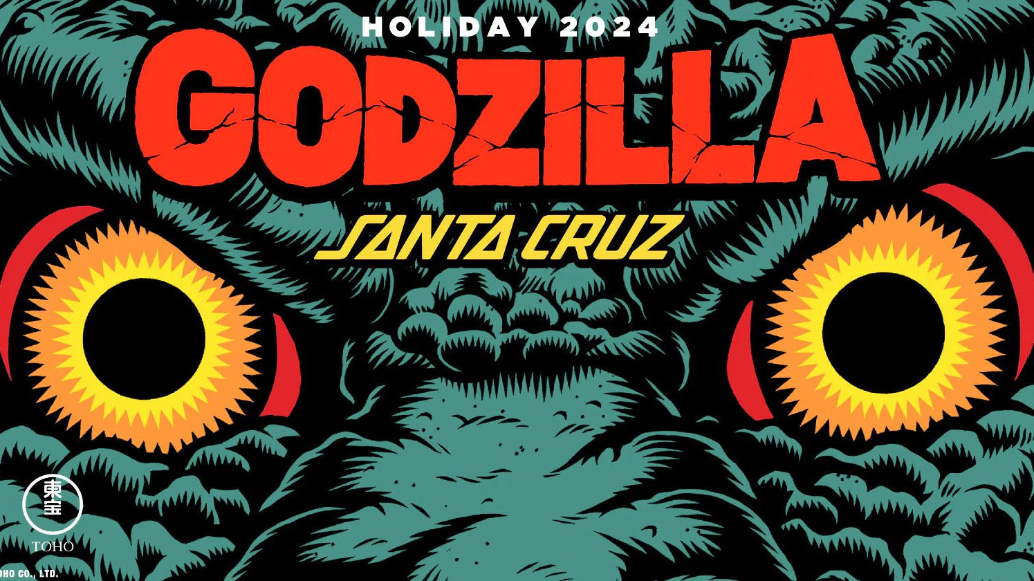 Santa Cruz Unleashes Godzilla Collection with Massive Skateboard Deck and More Coming This November