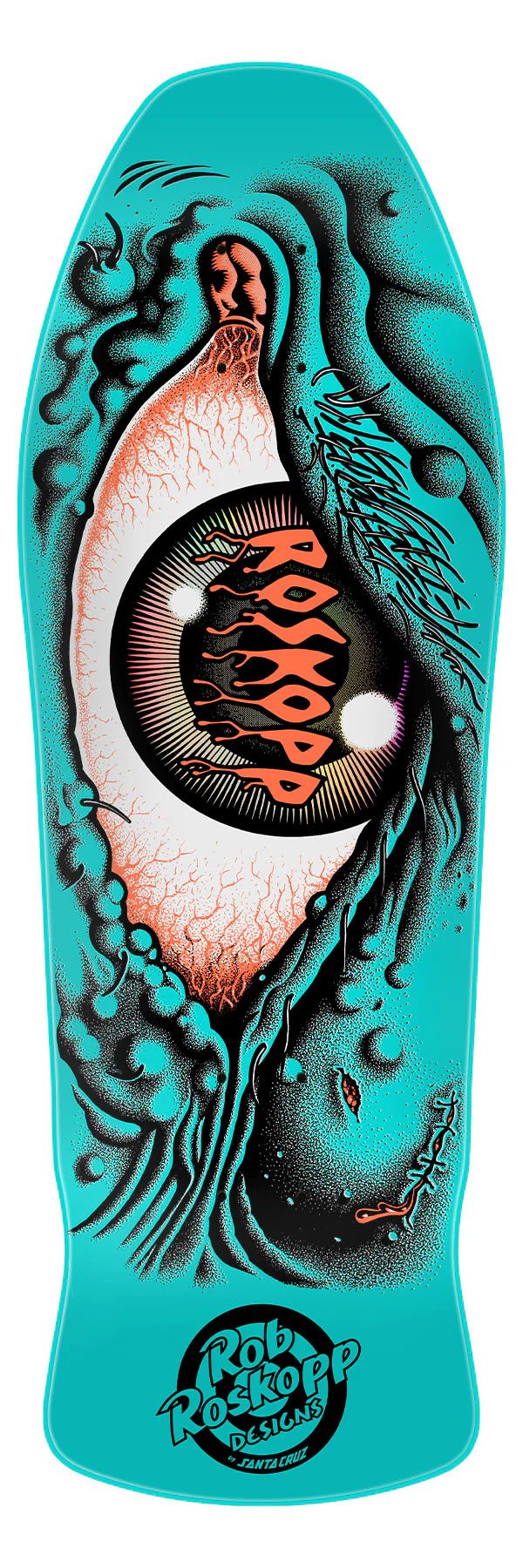 10.12in Roskopp Eye Santa Cruz Reissue Skateboard Deck - SkateTillDeath.com