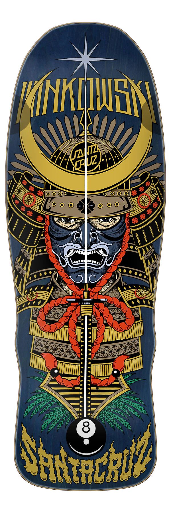 10.35in Winkowski Samurai Santa Cruz Shaped Skateboard Deck - SkateTillDeath.com