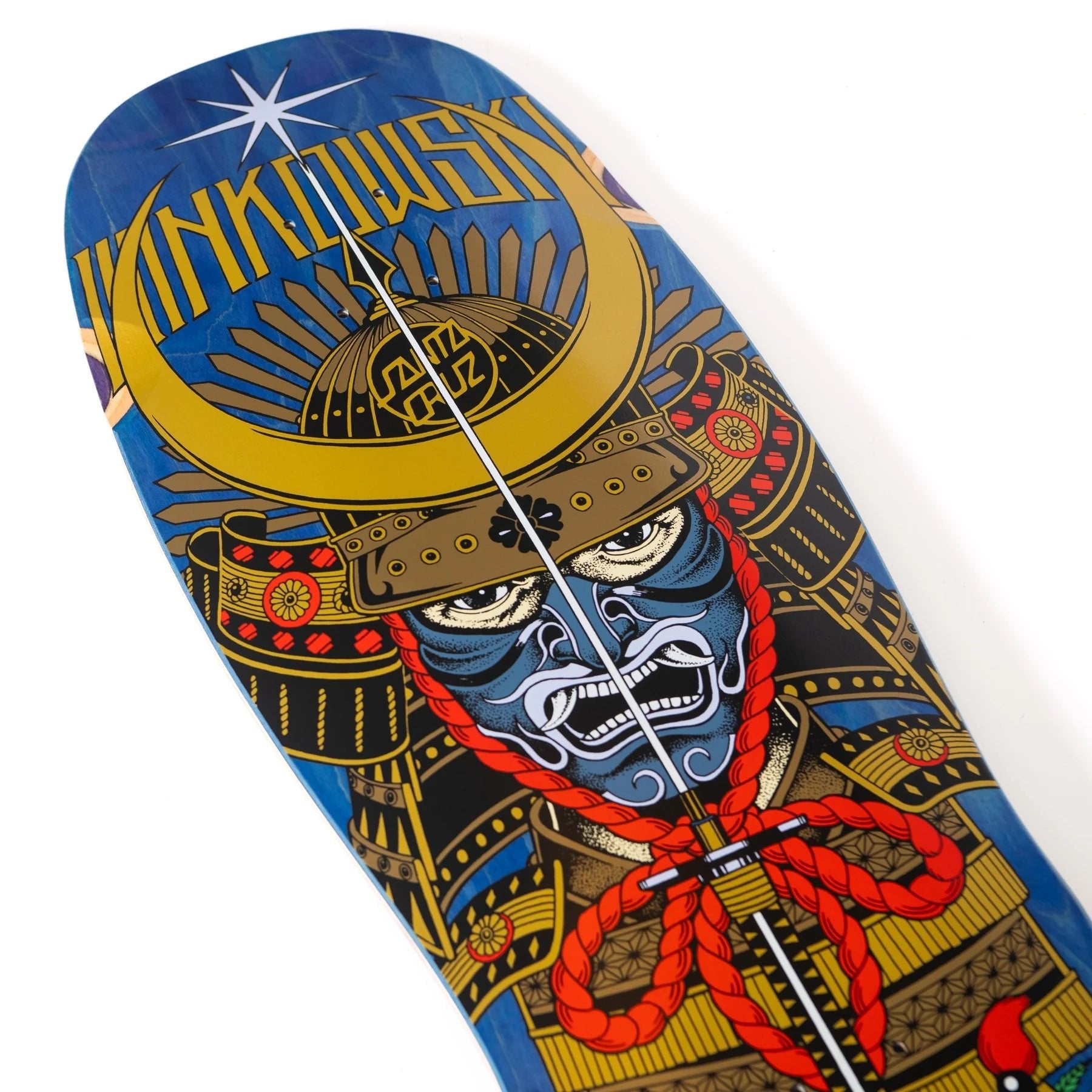 10.35in Winkowski Samurai Santa Cruz Shaped Skateboard Deck - SkateTillDeath.com