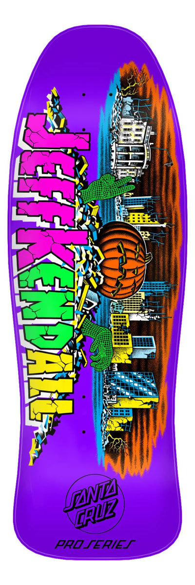 10in Jeff Kendall Pumpkin Reissue Santa Cruz Skateboard Deck 10in Jeff Kendall Pumpkin Reissue Santa Cruz Skateboard Deck