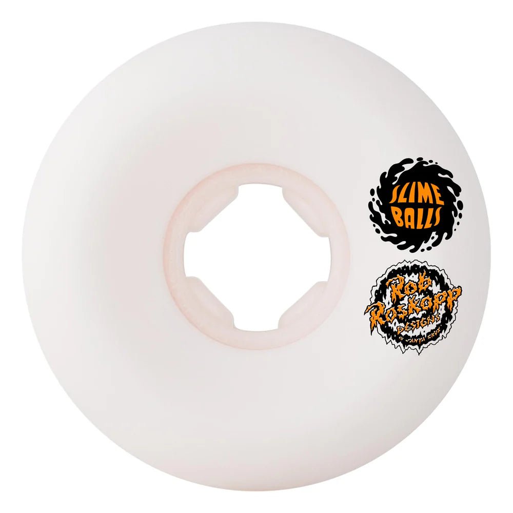 54mm Roskopp Face Two Reissue 95a Hardline Slime Balls Skateboard Wheels - SkateTillDeath.com