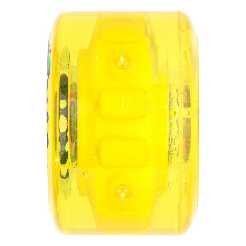 60mm Gator Swamp Spew Light Ups Yellow LED OG Slime 78a Slime Balls Skateboard Wheels - SkateTillDeath.com