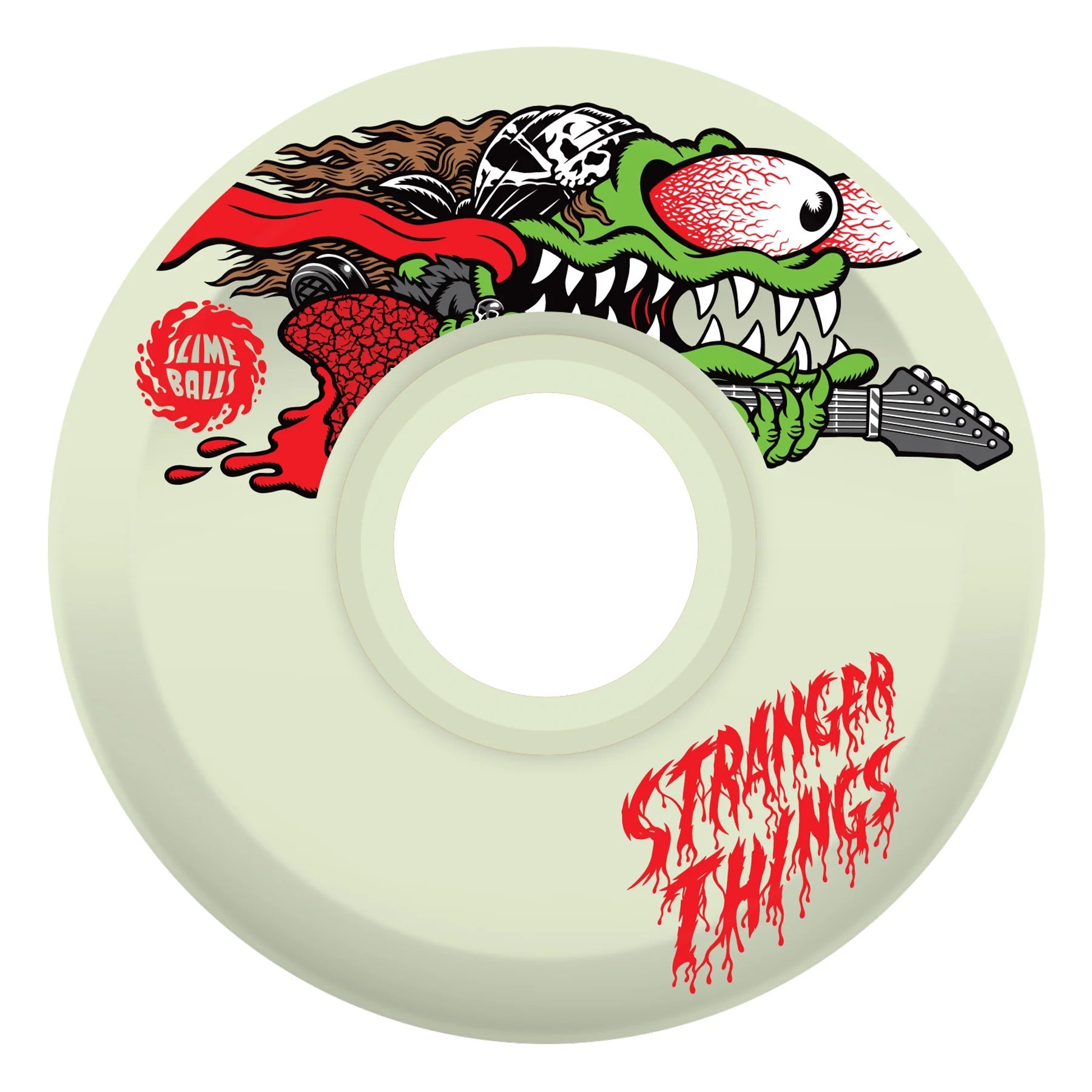 60mm Stranger Meek Slasher Eddie Light Ups 78a Slime Balls Skateboard Wheels - SkateTillDeath.com