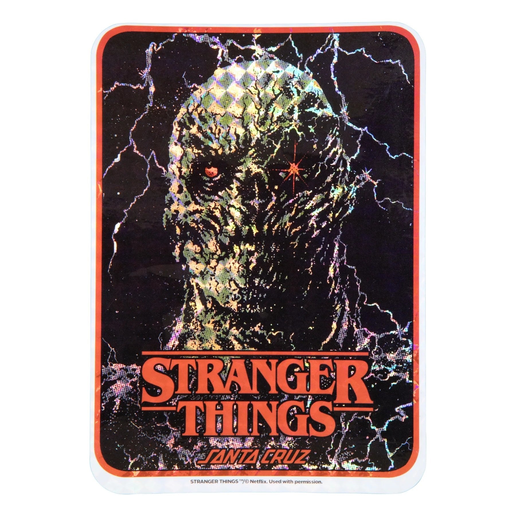 8.5in Stranger Things Vecna Santa Cruz Skateboard Deck - SkateTillDeath.com