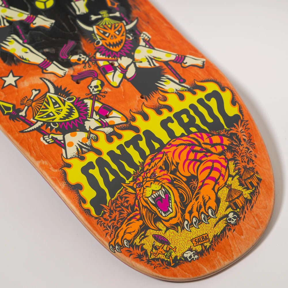 8.80in Salba Firedance Santa Cruz Egg Skateboard Deck - SkateTillDeath.com