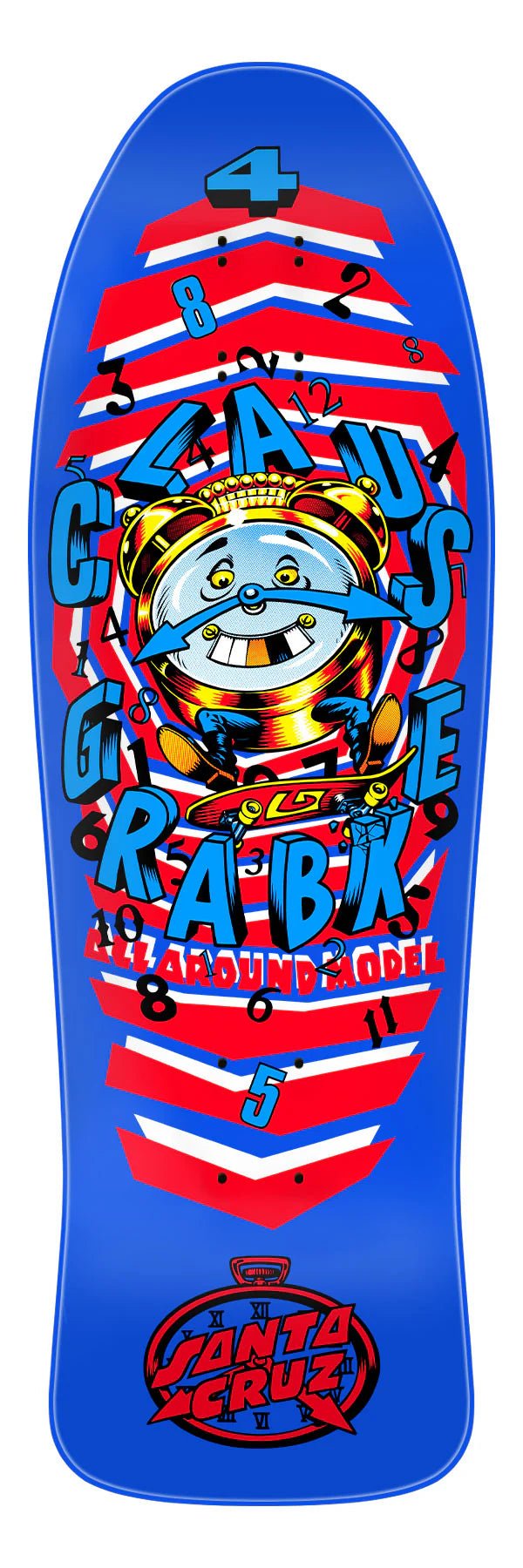 9.89in Grabke All Around Santa Cruz Reissue Skateboard Deck - SkateTillDeath.com