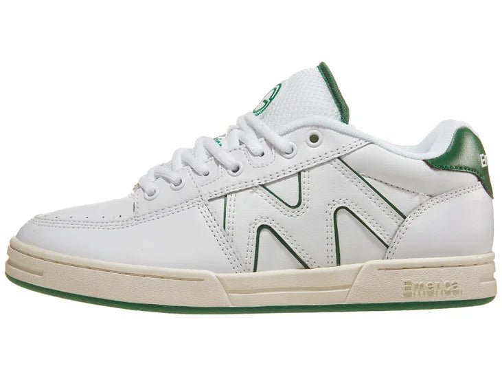 Emerica OG - 1 Shoes White/Green - SkateTillDeath.com
