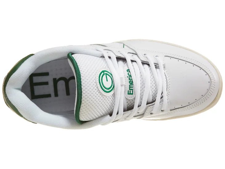 Emerica OG - 1 Shoes White/Green - SkateTillDeath.com