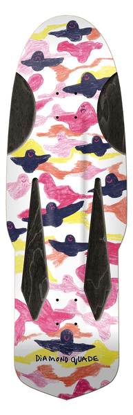 KROOKED DECK SSD26 DIAMOND QUAD 10.75 X 33.95 WB 16.125 - SkateTillDeath.com