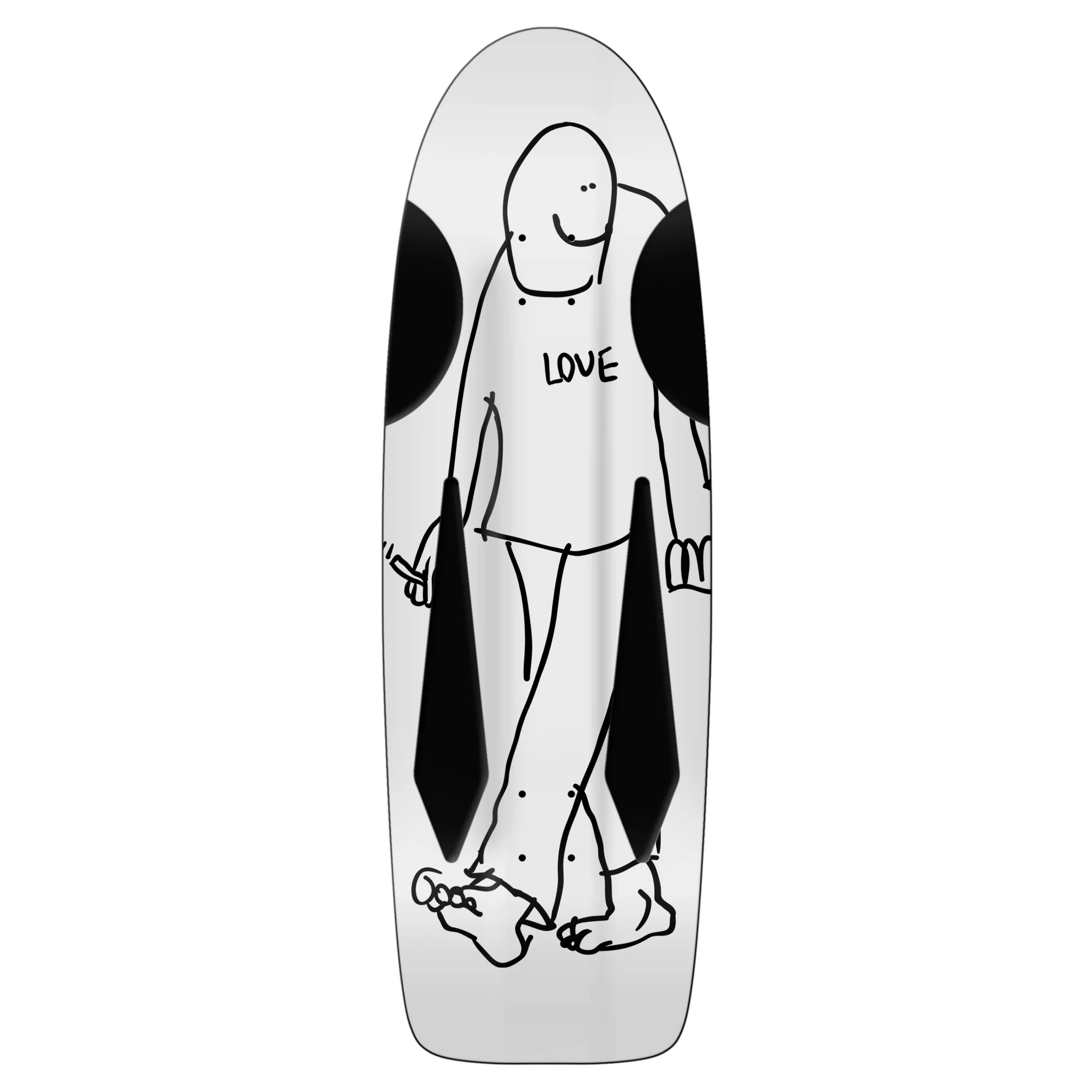 KROOKED Skateshop Day 2025 BEAMER LOVE & HATE DECKS - SkateTillDeath.com