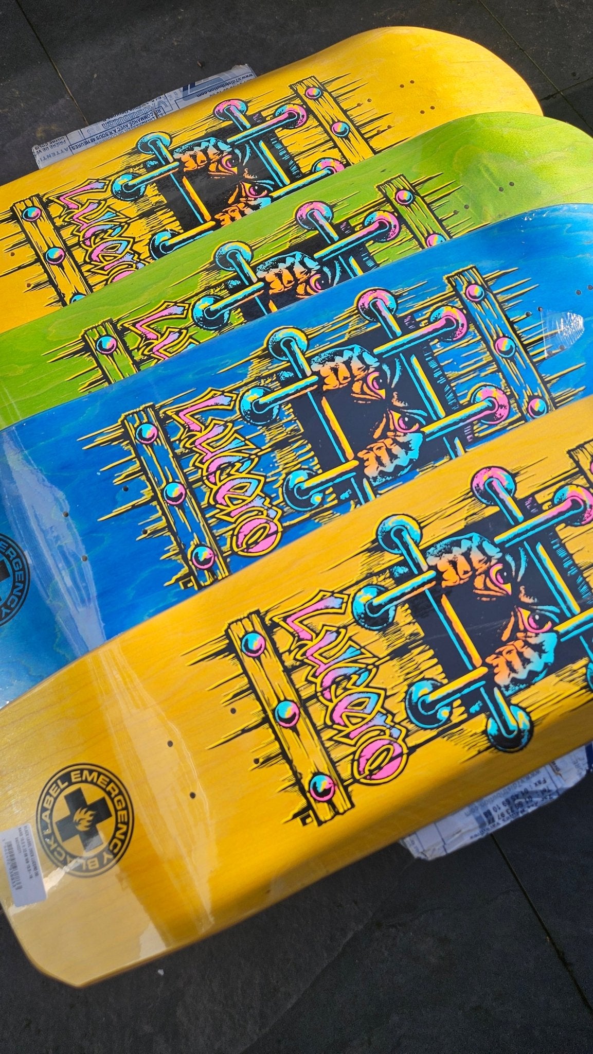 Lucero "OG BARS" 10" Cross Shape (different colours) - SkateTillDeath.com