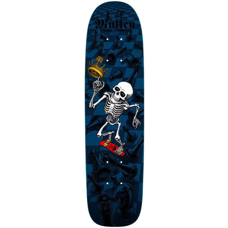 POWELL PERALTA BONES BRIGADE MULLEN SERIES 15 SKATEBOARD DECK BLUE 7.4 - SkateTillDeath.com