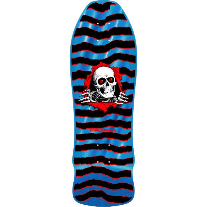 Powell Peralta GeeGah Ripper Skateboard Deck - Blue Foil - SkateTillDeath.com