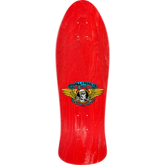 Powell Peralta Steve Saiz Totem Reissue Skateboard Deck Red Veneer - 10 x 30.81 - SkateTillDeath.com