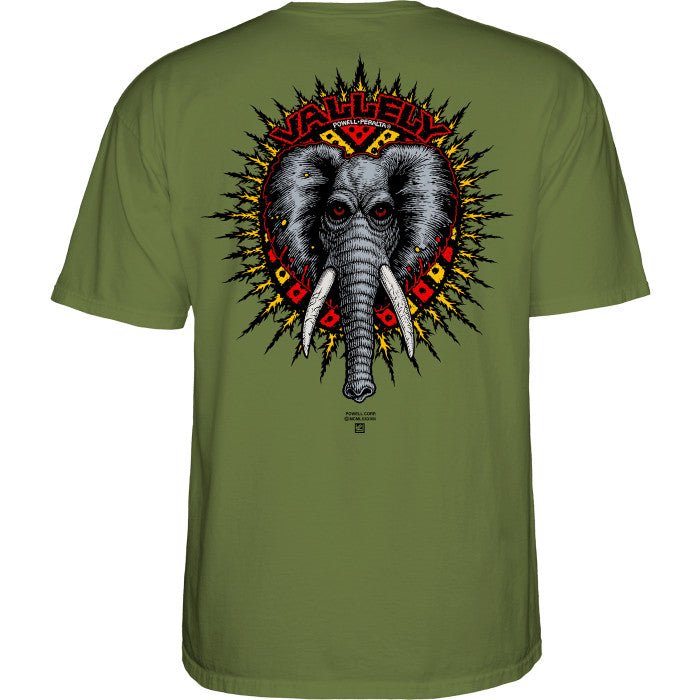 Powell Peralta Vallely Elephant T-shirt - SkateTillDeath.com