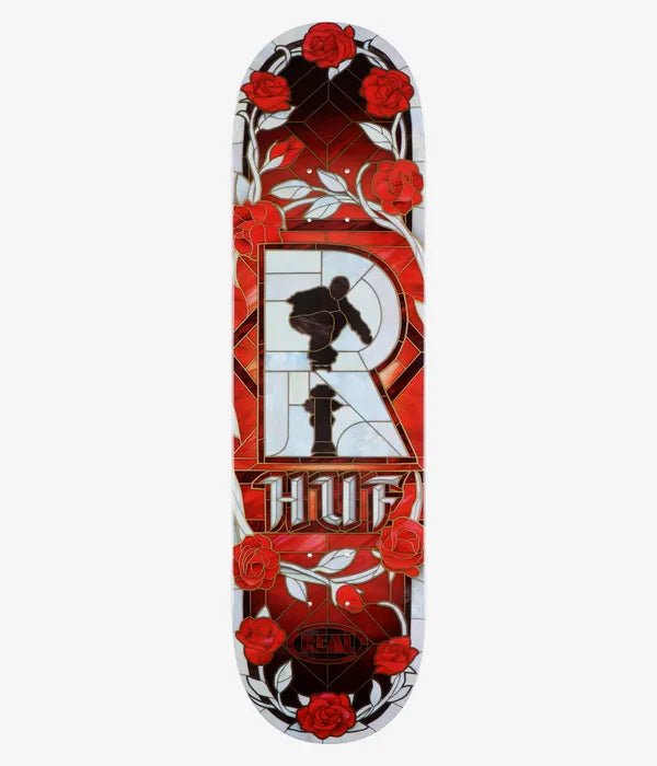 Real Huf Cathedral 8.5" Skateboard Deck (multi) - SkateTillDeath.com