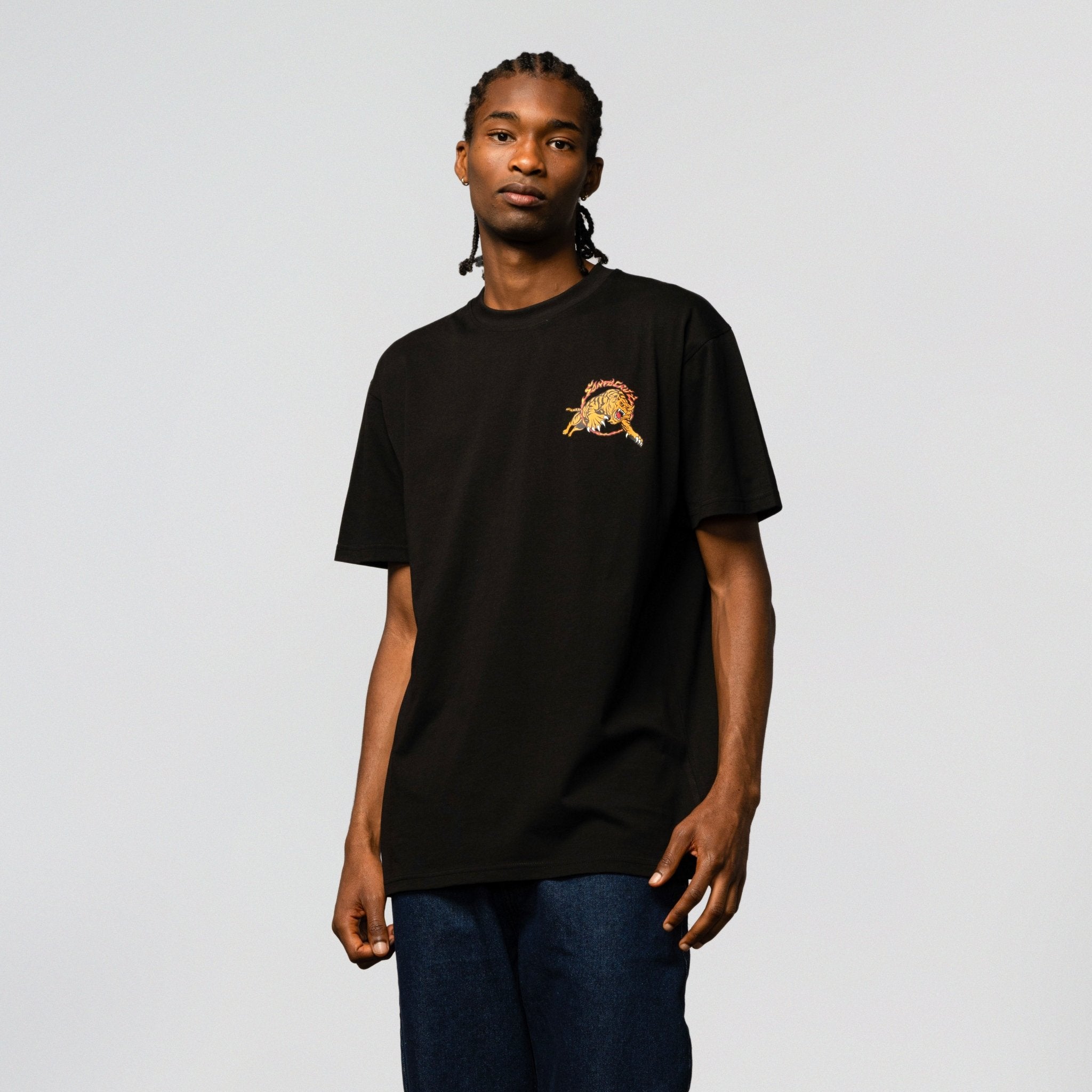 SANTA CRUZ SALBA TIGER REDUX T-SHIRT - SkateTillDeath.com