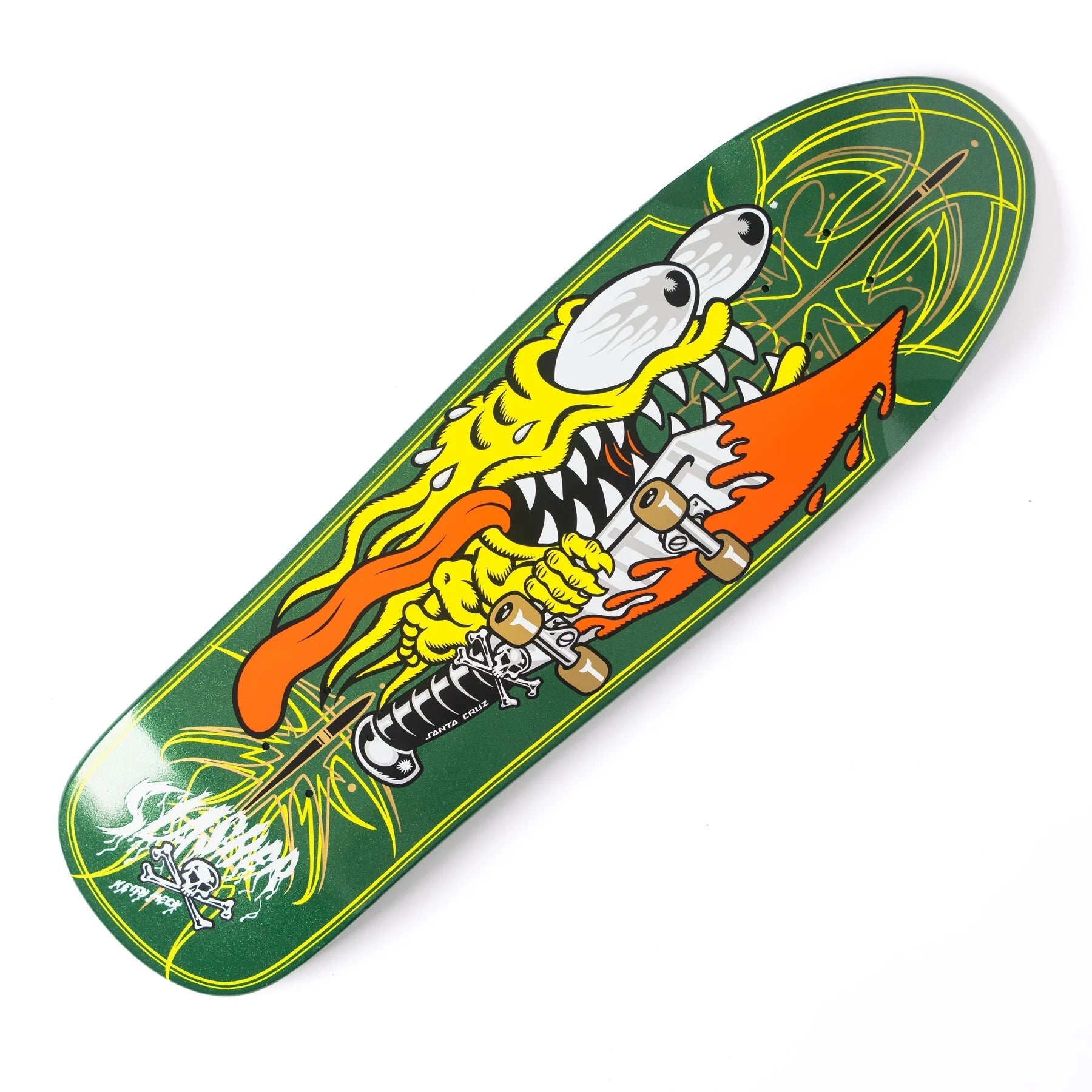 Santa Cruz Skateboards Keith Meek Pinstripe Slasher 9.32" x 31.67" Deck - SkateTillDeath.com