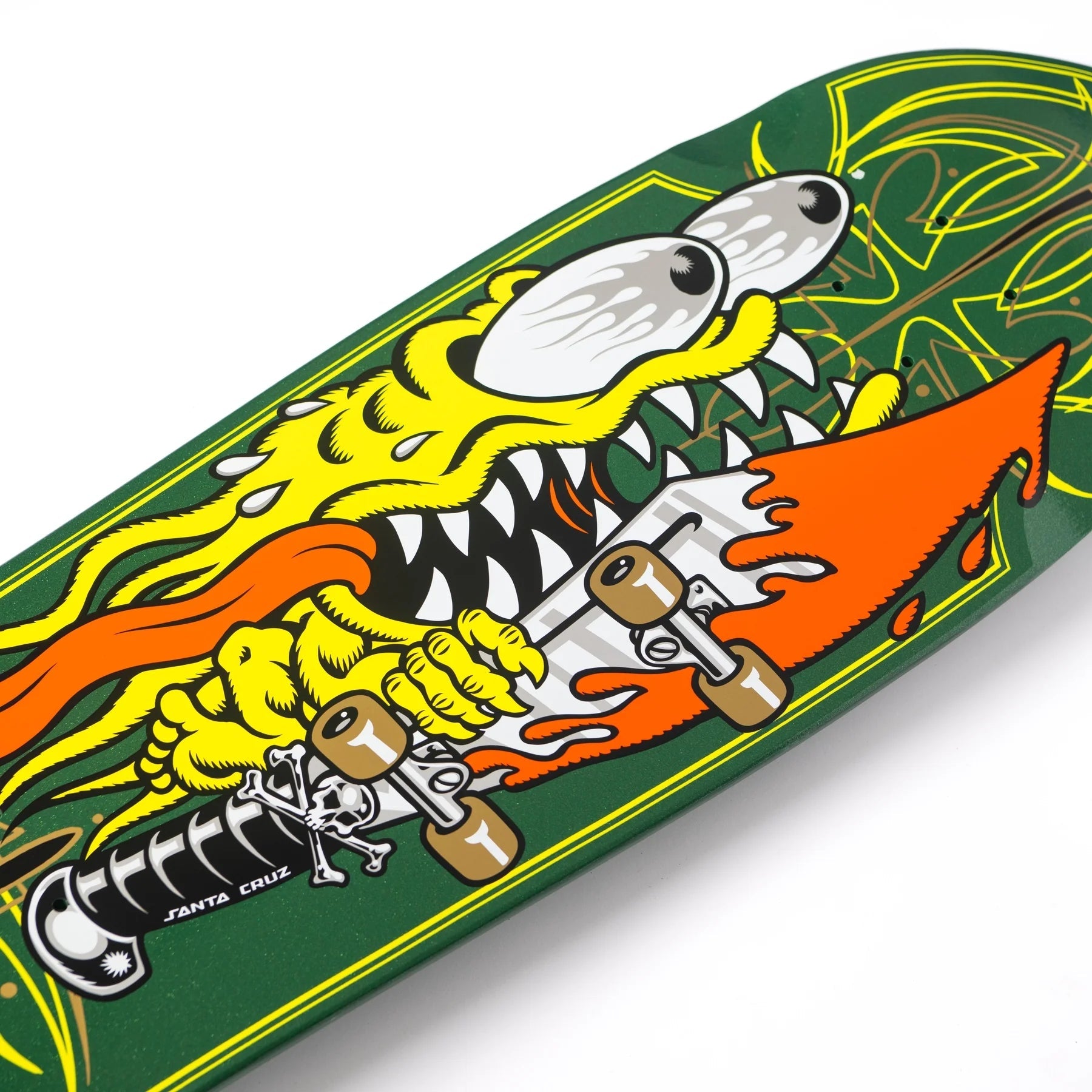Santa Cruz Skateboards Keith Meek Pinstripe Slasher 9.32" x 31.67" Deck - SkateTillDeath.com