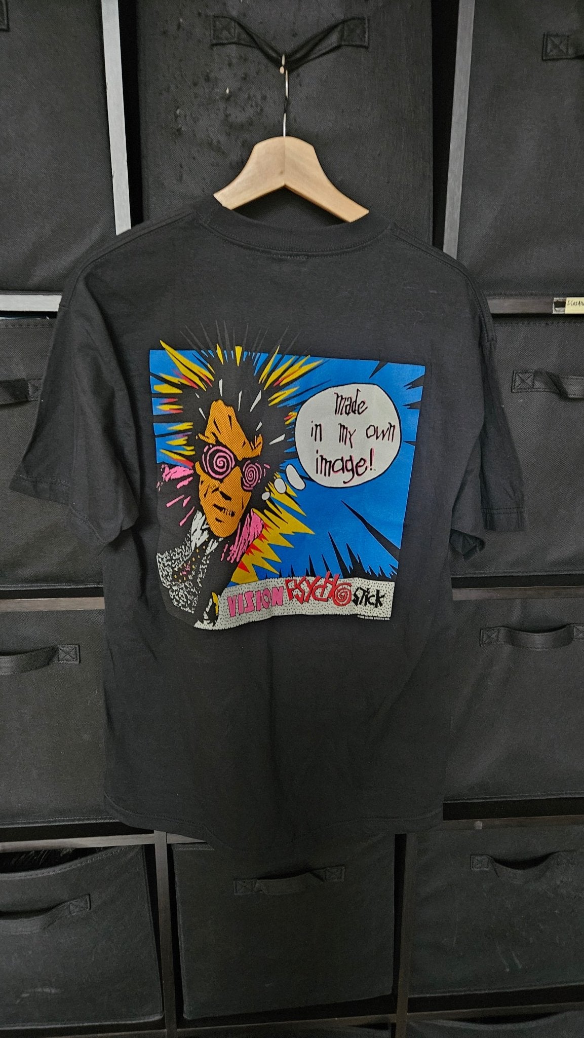 Vintage Psycho stick t-shirt (New old stock) - SkateTillDeath.com