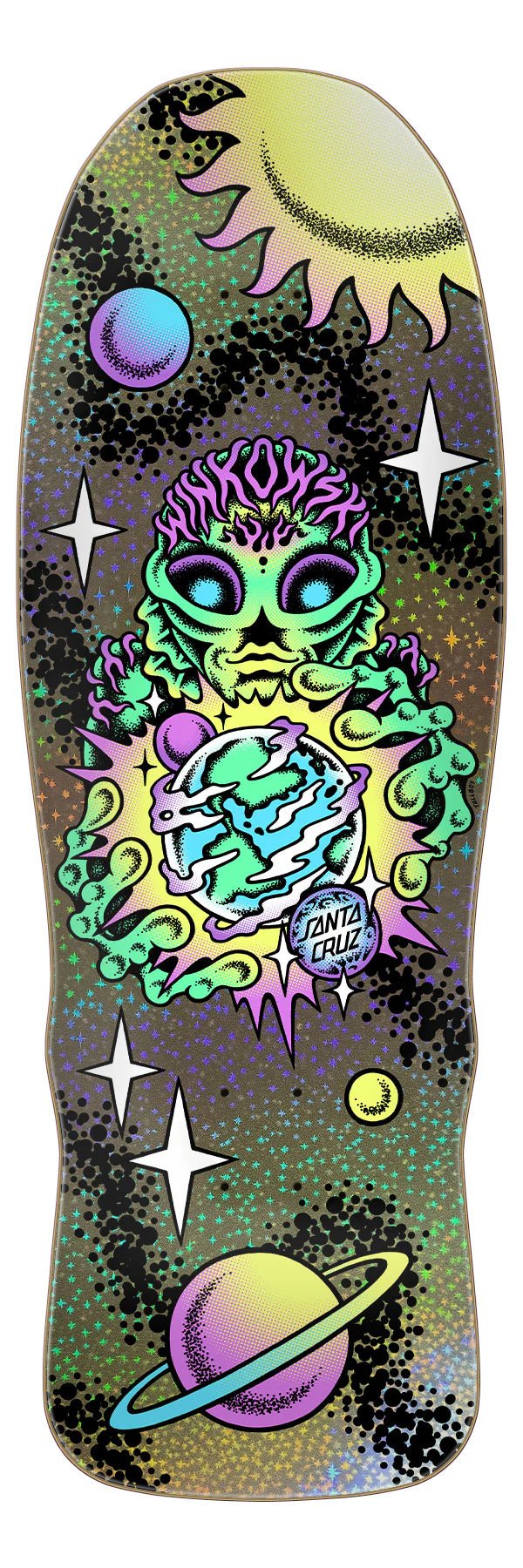 Winkowski Cosmic Pro Shaped Skateboard Deck 10.35in x 30.54in - SkateTillDeath.com