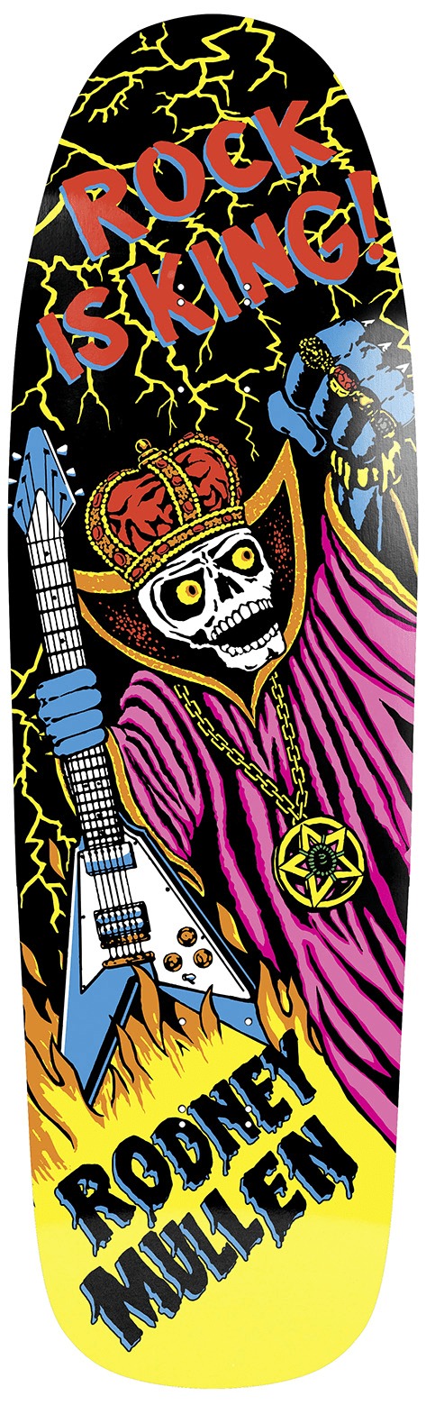 WORLD INDUSTRIES DECK MULLEN ROCK KING EX7 10.1 X 31 WB 14 - SkateTillDeath.com