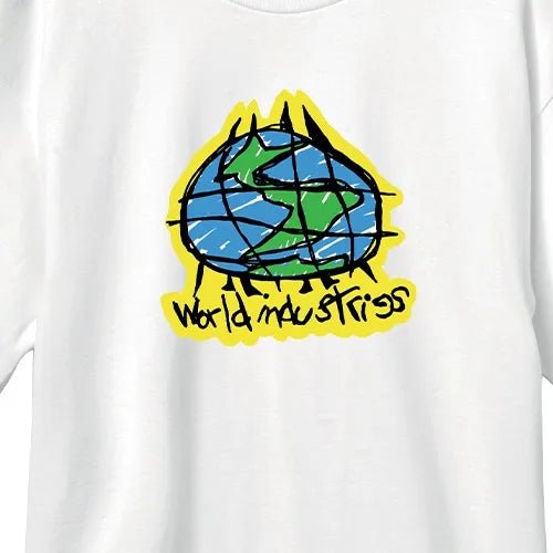 World Industries Scribble White T-Shirt - SkateTillDeath.com