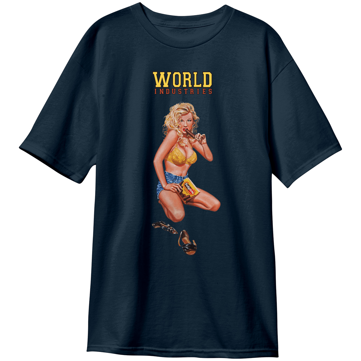 WORLD INDUSTRIES T-SHIRT KAREEM CAMPBELL FUDGESICLE SS