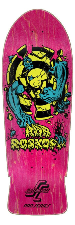 10.25in x 30.03in Roskopp 3 Reissue Santa Cruz Skateboard Deck - SkateTillDeath.com