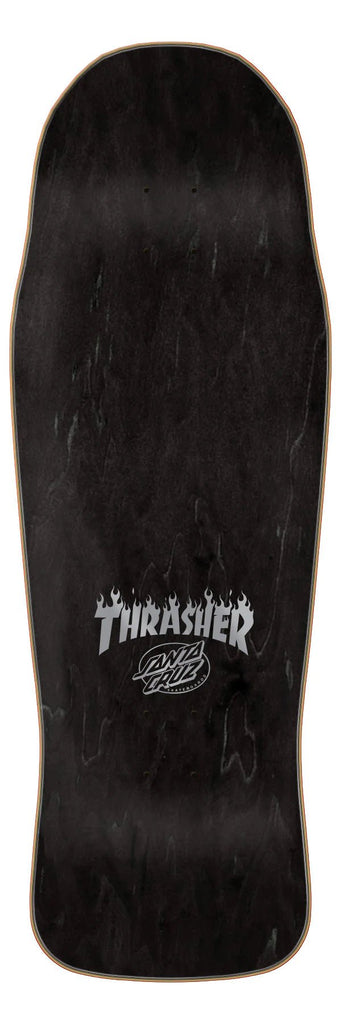 10.34in Thrasher Winkowski Primeval Santa Cruz Shaped Skateboard Deck - SkateTillDeath.com