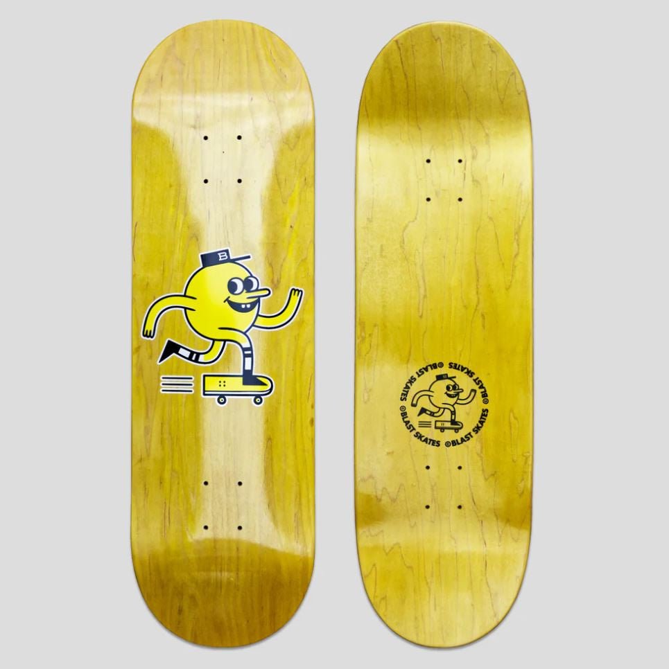 Blast OG Yellow Stain Skateboard deck - SkateTillDeath.com