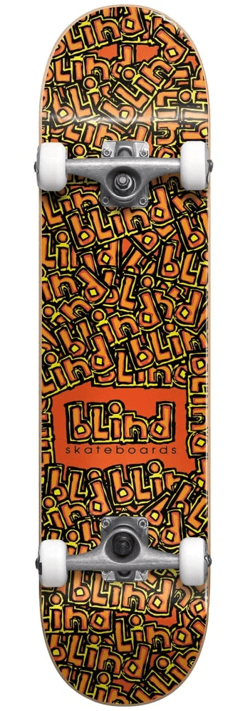 BLIND COMPLETE 7.5 X 31.12 OG STAND OUT SOFT WHEELS RED - SkateTillDeath.com