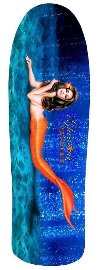 Glamour Skateboards Roxanne Mermaid 10" x 31"skateboard deck - SkateTillDeath.com