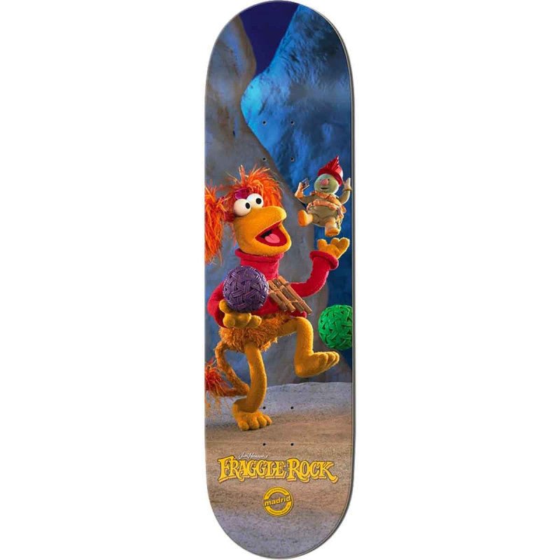 madrid fraggle rock red 8.25" skateboard deck - SkateTillDeath.com