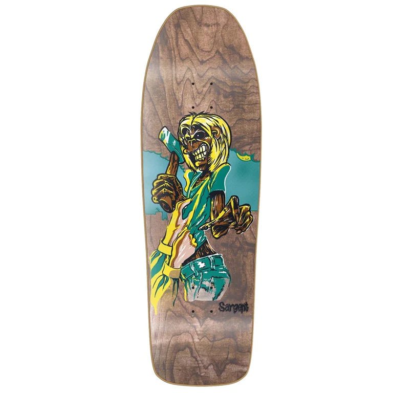 NEW DEAL - DANNY SARGENT KILLERS BROWN SP 9.825" REISSUE SKATEBOARD DECK - SkateTillDeath.com