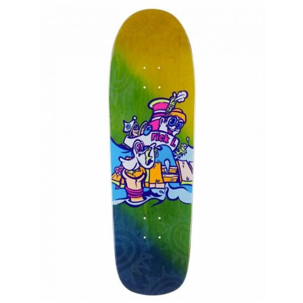 New Deal – Ibaseta Tugboat Neon – 9.875in x 31.3in - SkateTillDeath.com