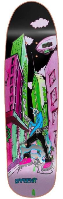 NEW DEAL - Sargent Invader Neon Slick - 9.3 NEW DEAL SKATEBOARDS - SkateTillDeath.com