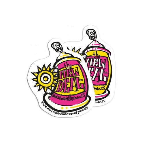 New Deal Spray Can stickers - SkateTillDeath.com