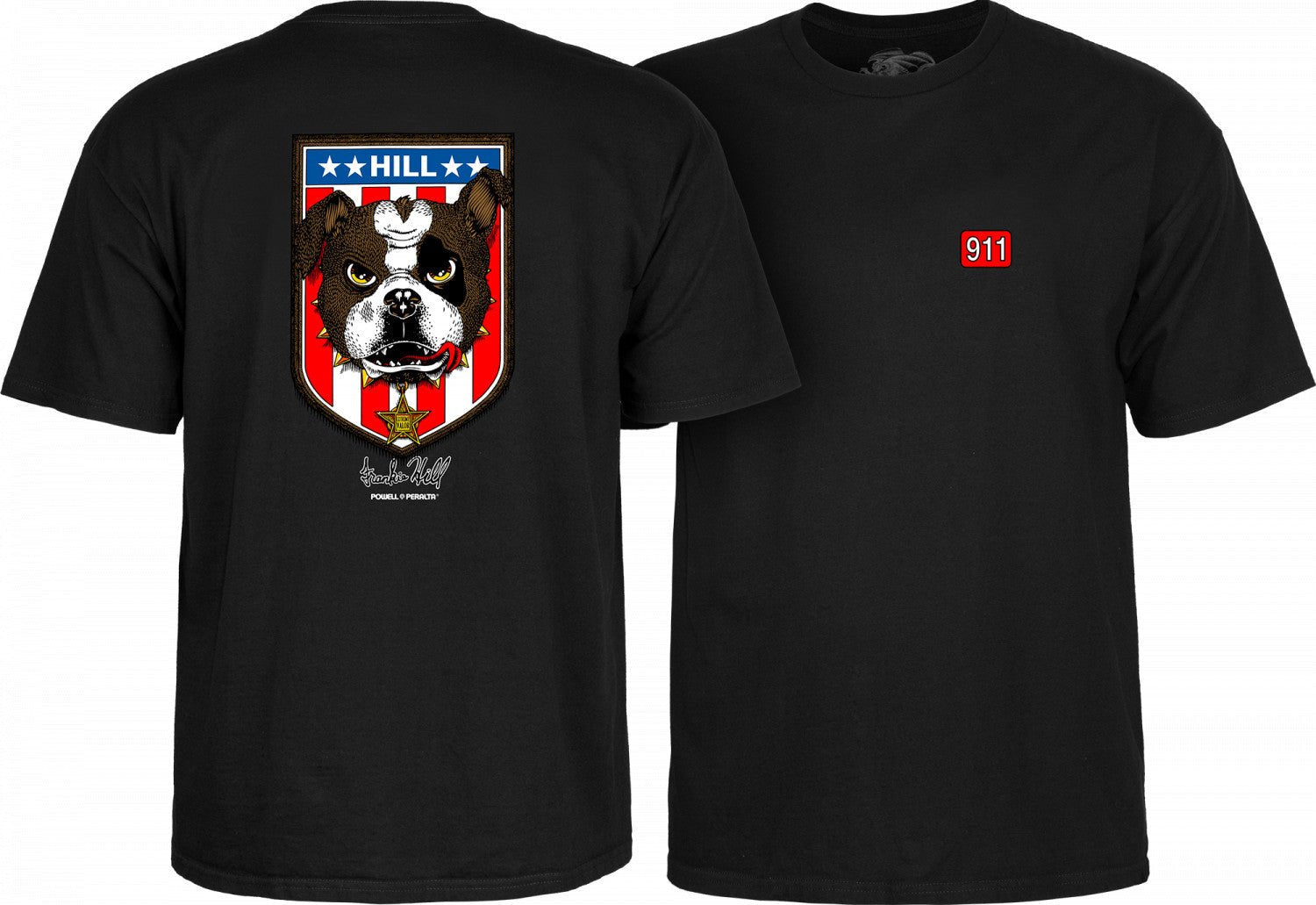 Powell Peralta Hill Bulldog T-Shirt - SkateTillDeath.com