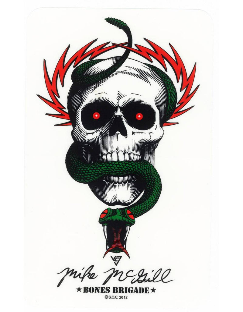 Powell Peralta McGill Bones Brigade Sticker - SkateTillDeath.com