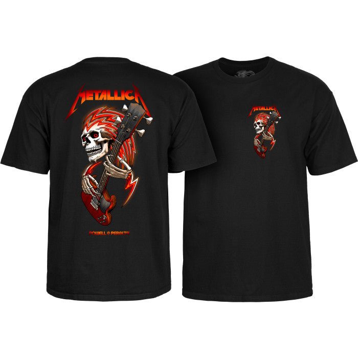 Powell Peralta Metallica Collab T-Shirt Black - SkateTillDeath.com