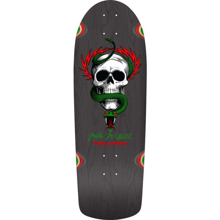 Powell Peralta Mike McGill Skull & Snake Reissue Skateboard Deck Gray Stain - 10 x 30.125 - SkateTillDeath.com