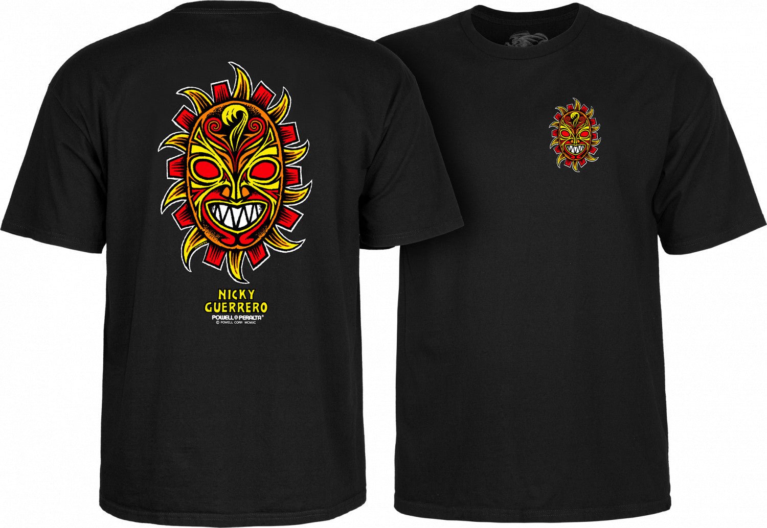 Powell Peralta Nicky Guerrero Mask T-Shirt - SkateTillDeath.com