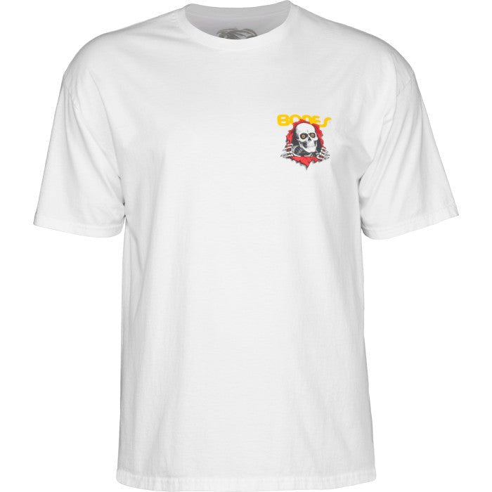 Powell Peralta Ripper T-shirt - White - SkateTillDeath.com