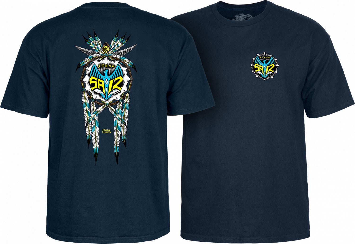 Powell Peralta Steve Saiz Totem T-Shirt - SkateTillDeath.com