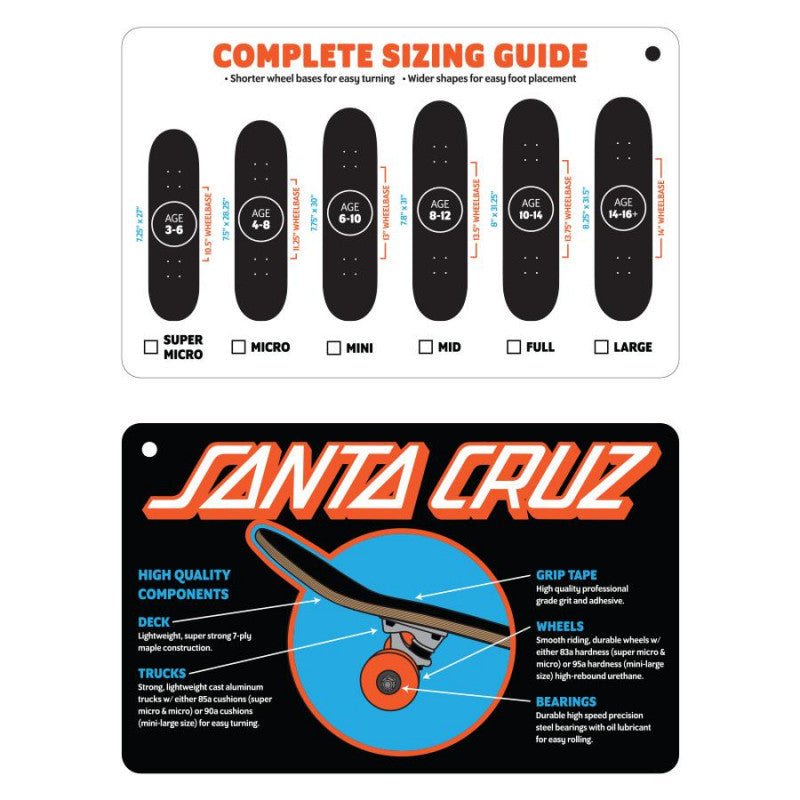 SANTA CRUZ CLASSIC DOT MID 7.80" - SKATEBOARD COMPLETE - SkateTillDeath.com