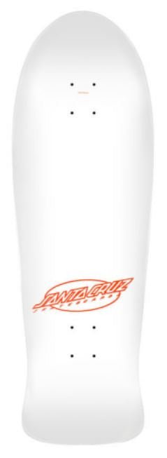 Santa Cruz Old School Meek OG Slasher Reissue Deck (White) - SkateTillDeath.com