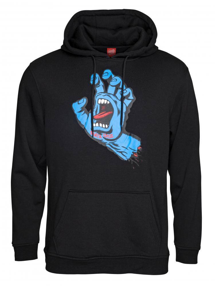 Santa Cruz Screaming Hand Hoody Black - SkateTillDeath.com